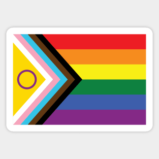 Intersex-Inclusive Progress Pride Flag Sticker